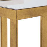 Kendrick Console Table, Gold Leaf