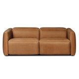 Kenlee Leather Power Recliner 2 Piece Sectional, Palermo Cognac by Four Hands-Furniture - Sofas-High Fashion Home