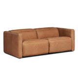Kenlee Leather Power Recliner 2 Piece Sectional, Palermo Cognac by Four Hands-Furniture - Sofas-High Fashion Home