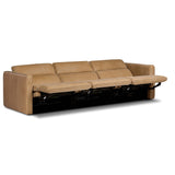 Kenlee Leather Power Recliner 3 Piece Sectional, Palermo Cognac by Four Hands-Furniture - Sofas-High Fashion Home