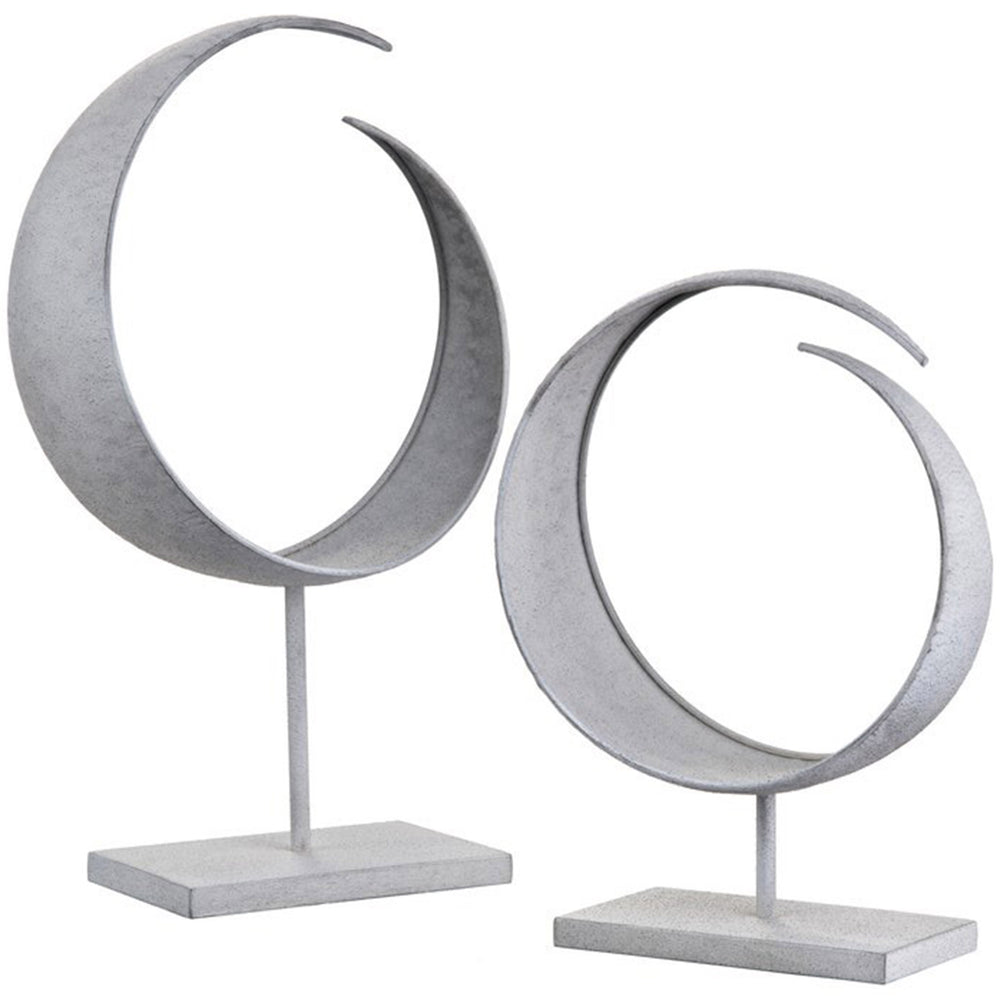 Kenna Sculpturs, Grey, Set of 2-Accessories-High Fashion Home