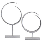 Kenna Sculpturs, Grey, Set of 2-Accessories-High Fashion Home