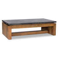 Kenneth Coffee Table, Polished Black
