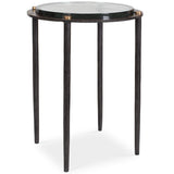 Kennington Accent Table, Rubbed Dark Bronze-Furniture - Accent Tables-High Fashion Home