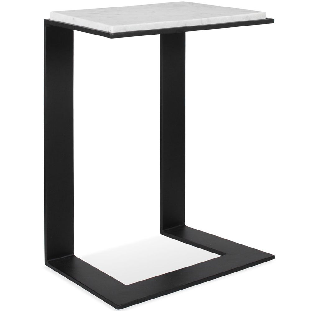 Kenora Accent Table, White Marble