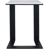 Kenora Accent Table, White Marble