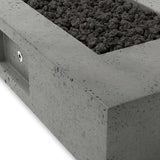 Kenton Outdoor Fire Table, Pewter-Furniture - Outdoor-High Fashion Home