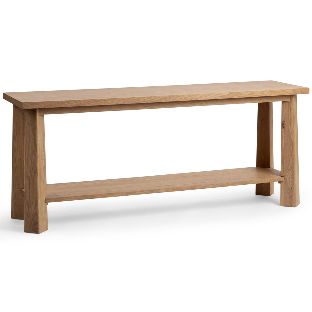 Kenzie Console Table, Natural Mist-Furniture - Accent Tables-High Fashion Home