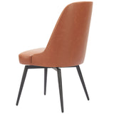 Keppel Swivel Dining Chair, Brown, Set of 2-Furniture - Dining-High Fashion Home