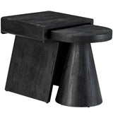 Keppler Nesting Tables, Black-Furniture - Accent Tables-High Fashion Home