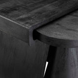 Keppler Nesting Tables, Black-Furniture - Accent Tables-High Fashion Home
