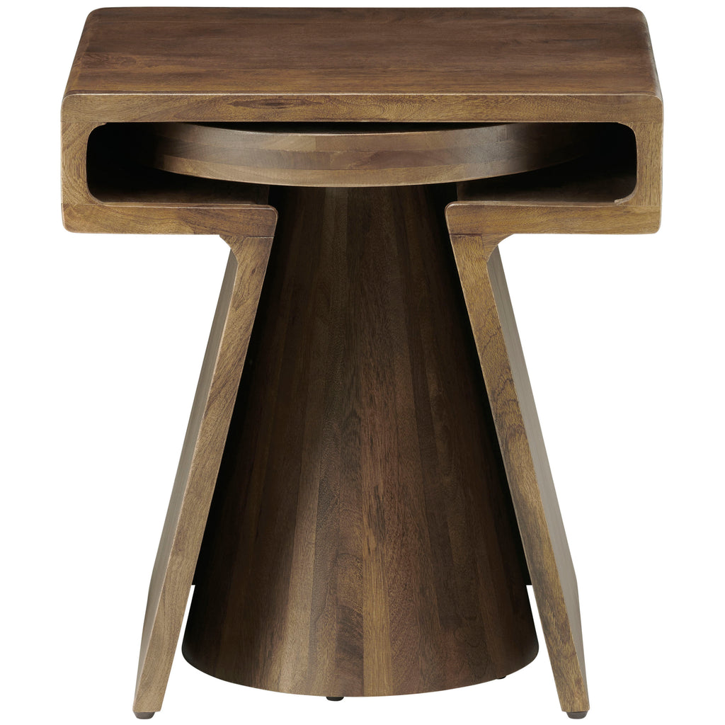 Keppler Nesting Tables, Brown – High Fashion Home