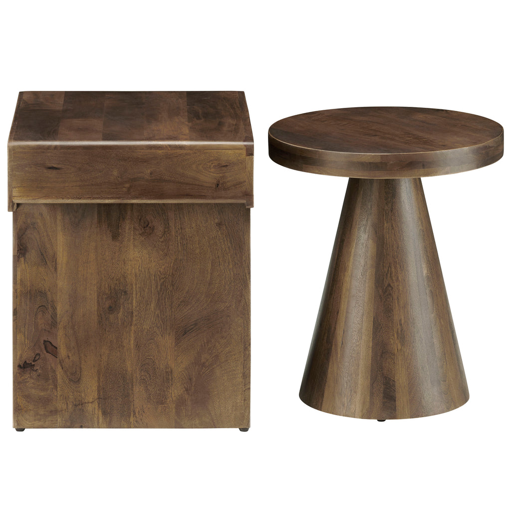 Keppler Nesting Tables, Brown – High Fashion Home