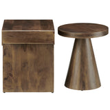 Keppler Nesting Tables, Brown-Furniture - Accent Tables-High Fashion Home