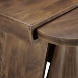 Keppler Nesting Tables, Brown-Furniture - Accent Tables-High Fashion Home