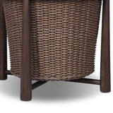 Kernan Basket, Dark Textured Woven-Accessories-High Fashion Home