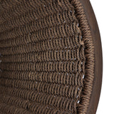 Kernan Basket, Dark Textured Woven-Accessories-High Fashion Home