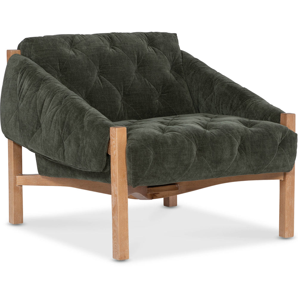 Kerns Chair, Ansel Rain Forest-Furniture - Chairs-High Fashion Home