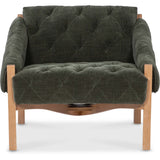 Kerns Chair, Ansel Rain Forest-Furniture - Chairs-High Fashion Home