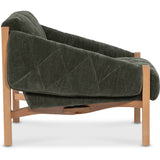 Kerns Chair, Ansel Rain Forest-Furniture - Chairs-High Fashion Home