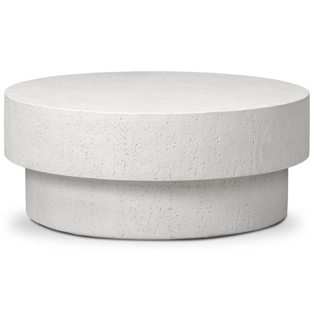 Kesia Outdoor Coffee Table, Ivory by Four Hands
