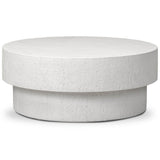 Kesia Outdoor Coffee Table, Ivory by Four Hands