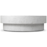 Kesia Outdoor Coffee Table, Ivory by Four Hands