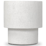 Kesia Outdoor End Table, Ivory by Four Hands