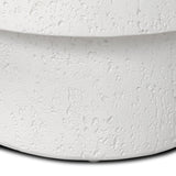 Kesia Outdoor End Table, Ivory by Four Hands