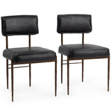 Kester Leather Dining Chair by Classic Home