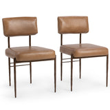 Kester Leather Dining Chair by Classic Home