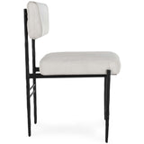 Kester Leather Dining Chair, Off-White, Set of 2-Furniture - Dining-High Fashion Home
