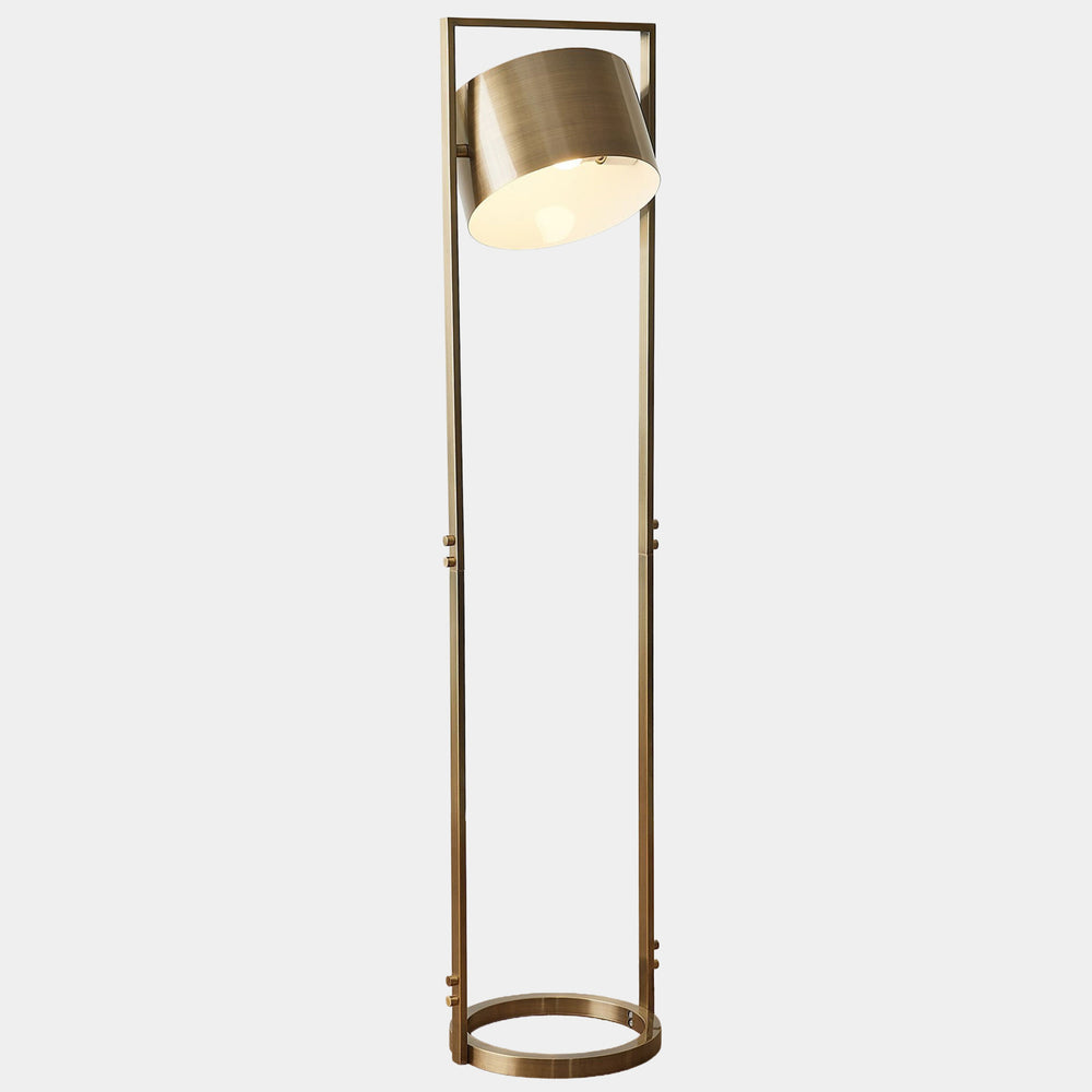 Key Light Floor Lamp, Antique Brass-Lighting-High Fashion Home