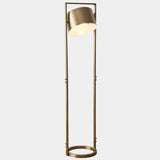 Key Light Floor Lamp, Antique Brass-Lighting-High Fashion Home