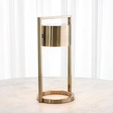 Key Light Table Lamp, Antique Brass-Lighting-High Fashion Home
