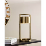 Key Light Table Lamp, Antique Brass-Lighting-High Fashion Home