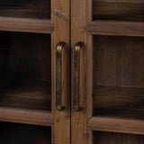 Kharga 4 Door Cabinet, Natural-Furniture - Storage-High Fashion Home