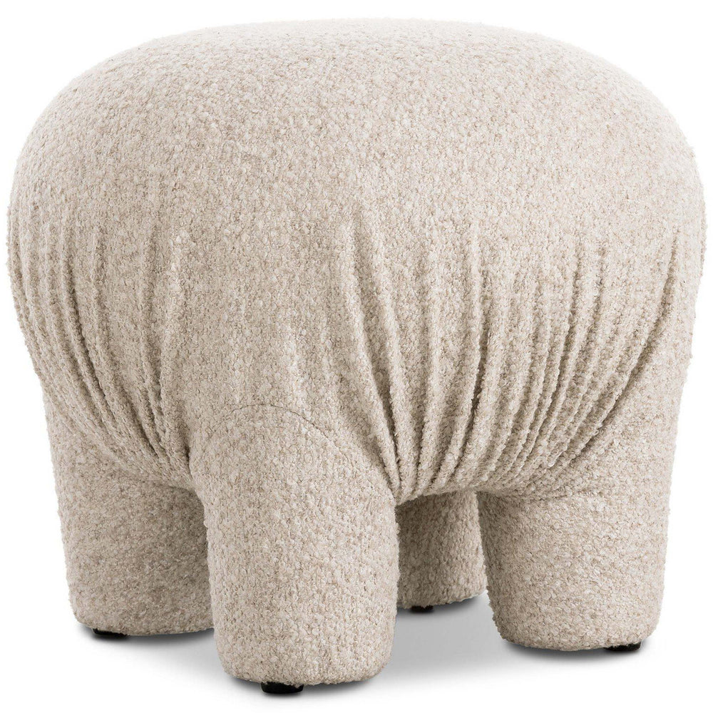 Kiko Ottoman, Somerton Ash by Four Hands-Furniture - Benches-High Fashion Home