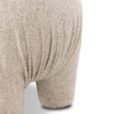 Kiko Ottoman, Somerton Ash by Four Hands-Furniture - Benches-High Fashion Home