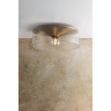 Killian Flush Mount, Patina Brass