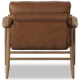 Kimmery Leather Chair, Chaps Saddle by Four Hands-Furniture - Chairs-High Fashion Home