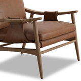 Kimmery Leather Chair, Chaps Saddle by Four Hands-Furniture - Chairs-High Fashion Home