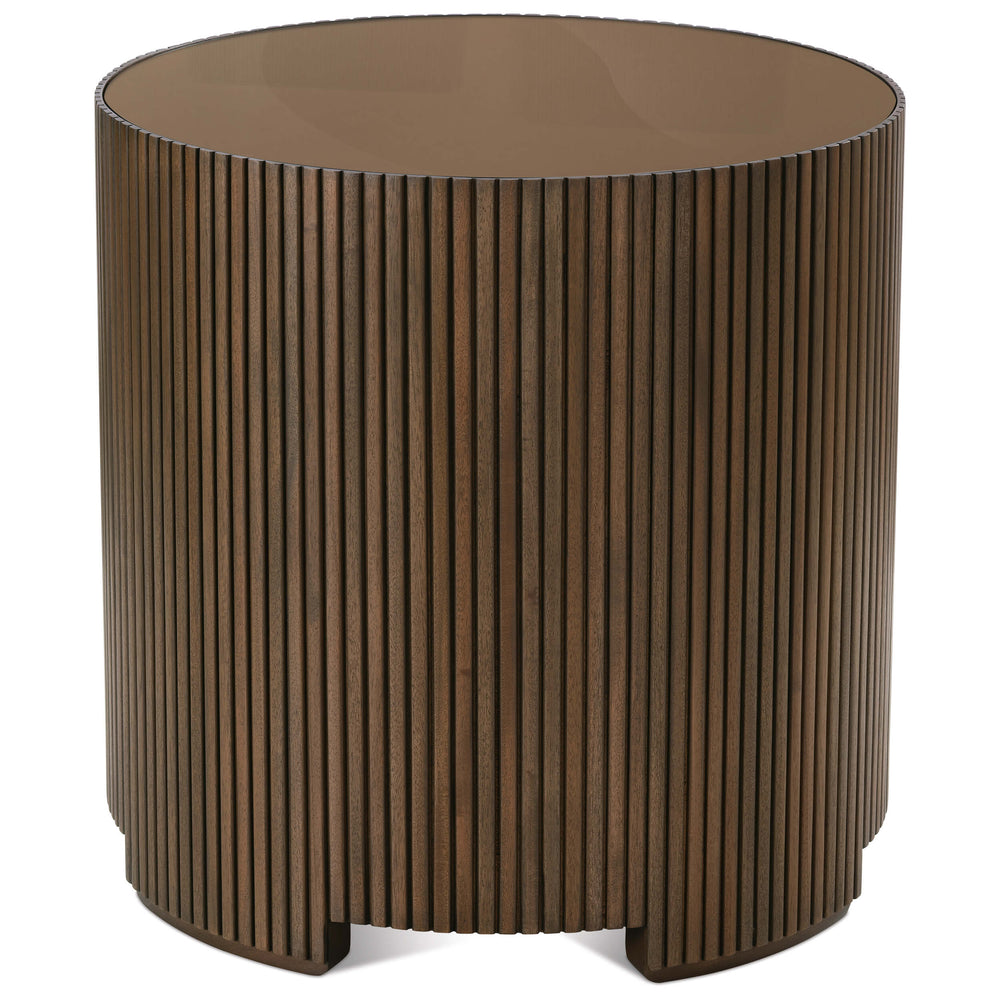 Kindred Round End Table, Godiva