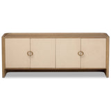 Kiran Media Console, Sandy Oak by Four Hands-Furniture - Storage-High Fashion Home