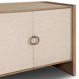 Kiran Media Console, Sandy Oak by Four Hands-Furniture - Storage-High Fashion Home