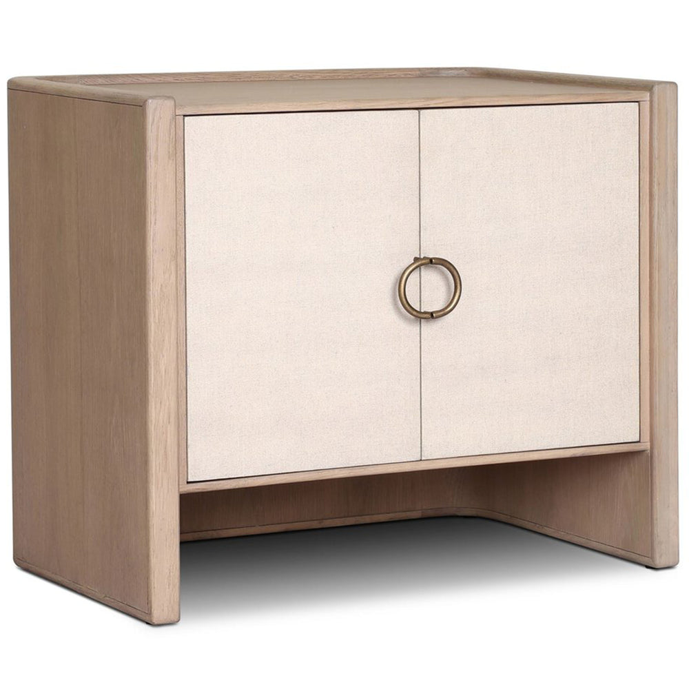 Kiran Nightstand, Sandy Oak by Four Hands