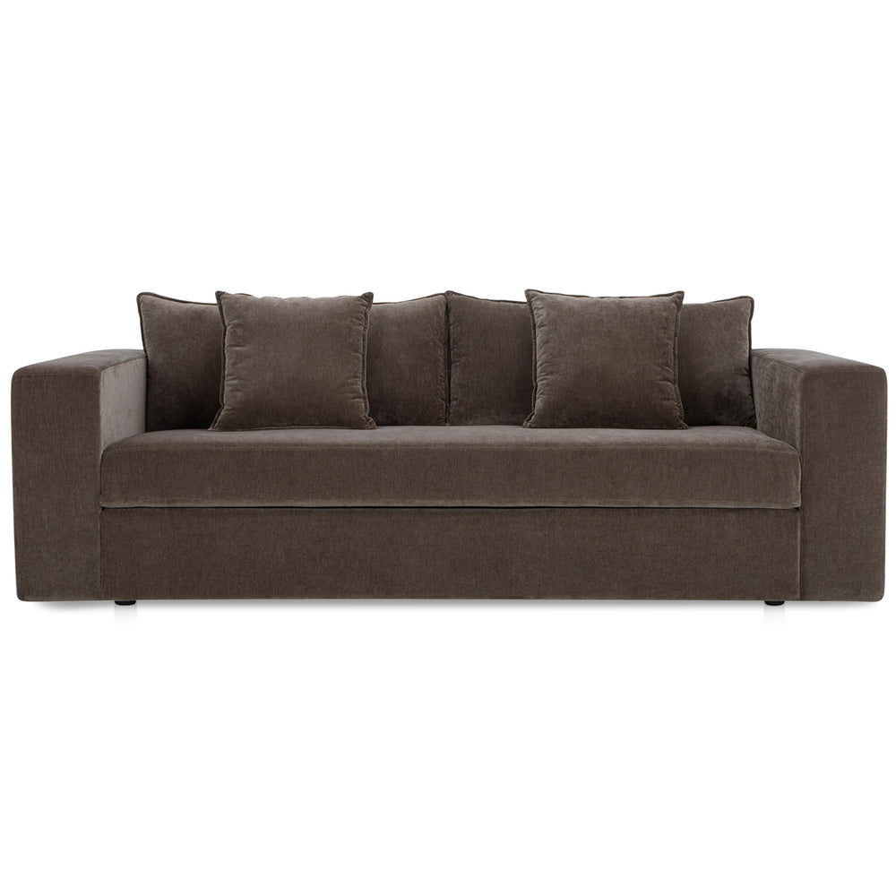 Kiran Sleeper Sofa, Warm Charcoal-Furniture - Sofas-High Fashion Home