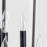 Kiran Square Chandelier, Black-Lighting-High Fashion Home