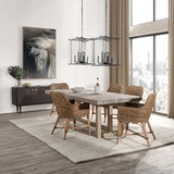 Kiran Square Chandelier, Black-Lighting-High Fashion Home