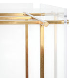 Kiran Square Chandelier, Gold-Lighting-High Fashion Home